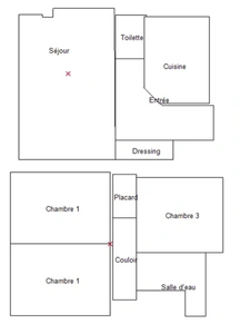 Quartier Planètes-A vendre charmante maison individuelle 78m2+sous-sol 43m2+combles aménageables-jardin-calme