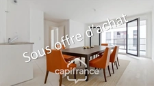 Romainville- A 9mn à pied du métro L5- A vendre appartement 4 p-balcon-parking-Exposition sud-Immeuble de 2024