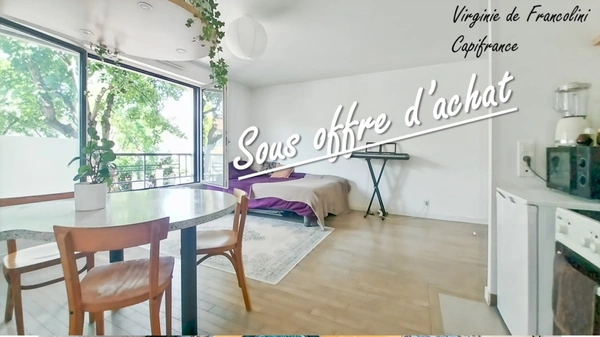 Maisons-Alfort-Quartier Charentonneau-A vendre studio 30,57m2- Résidence 2014-Proche commerces, transports,marché
