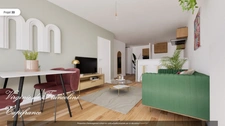 Bas de Montreuil-5mn métro Croix de chavaux L9-A vendre appartement 2 p-2ème étage-calme-Lumineux-Immeuble 2015