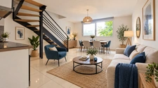 Bagnolet-Limite Montreuil-A vendre appartement triplex-3 pièces-Bon état-résidence 2014-5mn métro ligne 3-10mn ligne 9