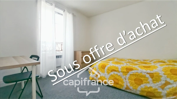 Quartier Mairie - A 3 mn à pied métro Mairie de Montreuil (L9)-A vendre Appartement T1-Traversant -Bien agencé- Calme