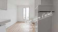 A vendre Montreuil -Studio 12m2-2ème et dernier étage-5 mn à pied métro L9 Croix de Chavaux - 12 mn RER A Vincennes