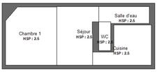 Maisons-Alfort-Quartier Planètes-A vendre 2 pièces-28m2-lumineux-exposition Sud-Calme-Proximité transports-commerces