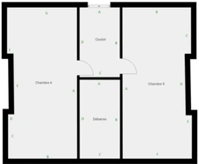 A 3 mn à pied du métro Mairie de Montreuil (L9)-A vendre Charmante maison avec jardin, terrasse - 6 chambres - cave 