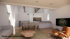 A vendre-appartement Loft 3 pièces-dernier étage-67,40 m2-Terrasse de 12m2-2 chambres-Quartier Mouzaïa- L7bis-L11