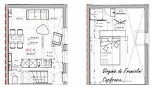 75019-A vendre Duplex 29,40m2-dernier étage-Quartier Mouzaia-1 chambres proche L7bis et L11 et Parcs