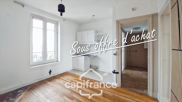 Maisons-Alfort-A VENDRE 2 PIECES 28,17m2 AVEC COMBLES-Lumineux-Traversant-Proche transports, Commerces, marché