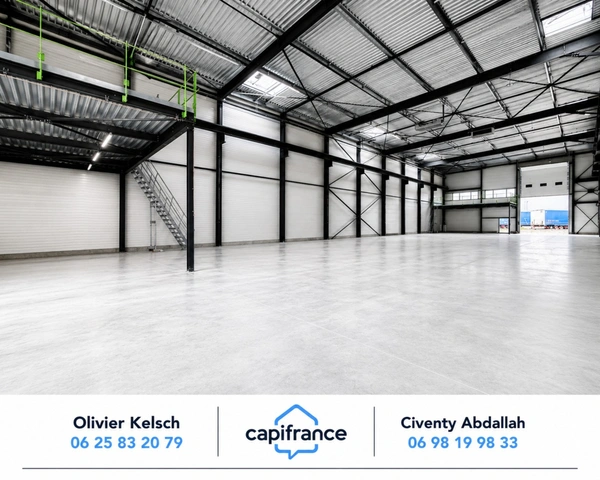 LOCAL INDUSTRIEL NEUF 1 058 M² À VENDRE – PONT ROULANT 12,5 T – HSP 12 M – SAVOIE- SAINTE HELENE SUR ISERE (73)