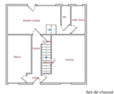Maison de Ville 92 m² T4  RABASTENS DE BIGORRE (65) SANS JARDIN