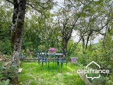 01300 CUZIEU MAISON BOIS MASSIF TYPE CHALET, 146 m² ,PLAIN-PIED TERRASSE, GARAGE,PISCINE, TERRAIN 1100 M2