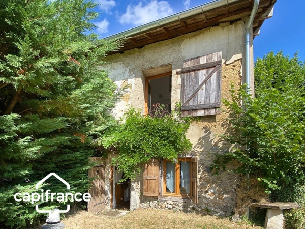 Maison à vendre 3 pièces MERLAS (38) 62 m2 , 2 Chambres, terrains 1800 m2