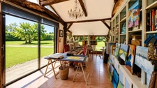 Soustons, authentique maison landaise du XVIIIe, 265 m², dépendances, piscine, parc paysagé 6 800 m², à 2 minutes du centre et du lac.