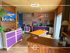 Maison comprenant : un loft, un studio indépendant et un local professionnel