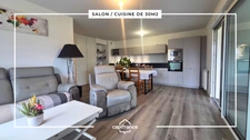 3-room apartment with a 30 m² covered terrace, 2 parking spaces and a garage - Quick access to the city center and train station