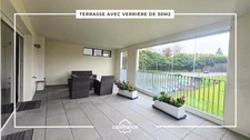 3-room apartment with a 30 m² covered terrace, 2 parking spaces and a garage - Quick access to the city center and train station