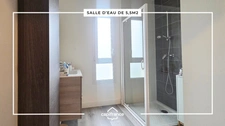 3-room apartment with a 30 m² covered terrace, 2 parking spaces and a garage - Quick access to the city center and train station