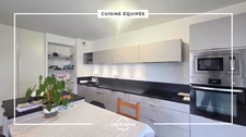3-room apartment with a 30 m² covered terrace, 2 parking spaces and a garage - Quick access to the city center and train station