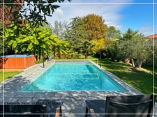Architect-designed house with 4 bedrooms, heated pool, and jacuzzi in the Dax - Orthez area