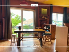 Maison comprenant : un loft, un studio indépendant et un local professionnel