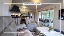 3-room apartment with a 30 m² covered terrace, 2 parking spaces and a garage - Quick access to the city center and train station