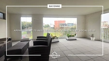 3-room apartment with a 30 m² covered terrace, 2 parking spaces and a garage - Quick access to the city center and train station