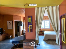 Maison comprenant : un loft, un studio indépendant et un local professionnel