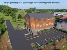 Bâtiment commercial à aménager avec forte visibilité sur axe passant – Bavay