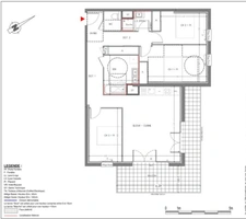 appartement à vendre 4 pièces, 87 m² à VOIRON (38)