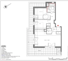 appartement à vendre 3 pièces en attique à VOIRON (38)