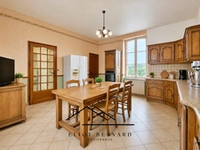 Maison de maître à rénover, 4 hectares, 1 dépendance, bordure de rivière