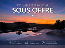 VILLA CONTEMPORAINE D'EXCEPTION - 5 CHAMBRES - PISCINE - JACUZZI - VUE PANORAMIQUE