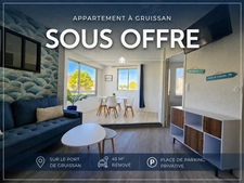 GRUISSAN PORT – T2 43m² RÉNOVÉ + PARKING – RARE