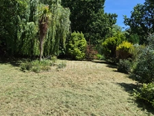 Maison avec écrin de verdure et bois