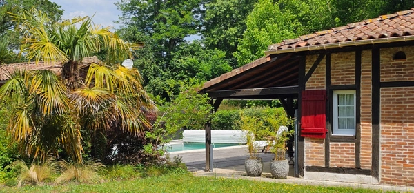 AIRIAL AVEC 2 MAISONS D'HABITATION DONT UNE AUTHENTIQUE LANDAISE - PROCHE de LEON - CADRE BUCOLIQUE