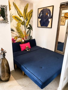 Canet Plage – 7ème et Dernier étage d'exception, dans résidence de standing, T2 avec cabine de couchage vue mer, terrasse de 21 m², piscine chauffée et garage