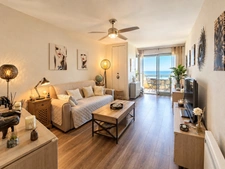 EXCLUSIVITÉ | CANET-PLAGE SUD - T2 TRAVERSANT • TERRASSE • VUE MER • PARKING & CAVE