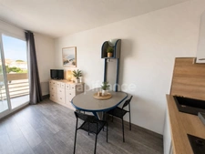 Prix en baisse ! Studio lumineux 4 couchages avec terrasse et vue Canigou – Résidence en bord de mer avec piscine