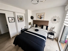 Canet Plage – 7ème et Dernier étage d'exception, dans résidence de standing, T2 avec cabine de couchage vue mer, terrasse de 21 m², piscine chauffée et garage