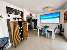Canet Plage – 7ème et Dernier étage d'exception, dans résidence de standing, T2 avec cabine de couchage vue mer, terrasse de 21 m², piscine chauffée et garage