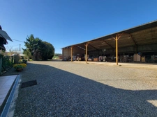 Corps de ferme – 1 280 m² de hangars + maison DPE B – Saint-Sever (40)
