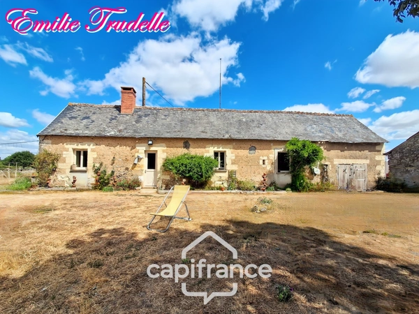Maison à vendre 4 pièces LHOMME (72) 🌳 Propriété de caractère sur plus de 6 hectares en bord du Loir