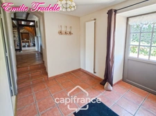 🏡 Longère de caractère du XVe siècle à vendre 5 pièces NUILLE LE JALAIS (72)  – 105 m²- 3ch – Terrain de 1 823 m²