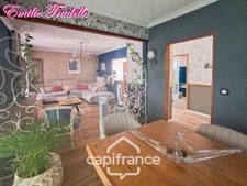 Dpt Sarthe (72), à vendre SAINT CALAIS maison P3, 1 chambre, terrain clos 483 m² et sous-sol