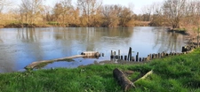 Dpt Sarthe (72), for sale LA CHARTRE SUR LE LOIR land 817 m² edge of Loir (20m) with EDF meter