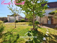 Maison à vendre 4 pièces COUTURE SUR LOIR (41) Longère en pierre – 82 m² – dépendances – jardin sans vis-à-vis 
