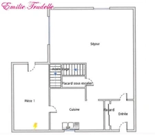 Maison à vendre 3 pièces PONCE SUR LE LOIR (72)