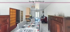 Maison à vendre pavillon 5 pièces, 3 chambres LHOMME (72) 97m², terrain de 840 m² 