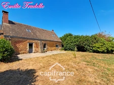 🏡 Longère de caractère du XVe siècle à vendre 5 pièces NUILLE LE JALAIS (72)  – 105 m²- 3ch – Terrain de 1 823 m²