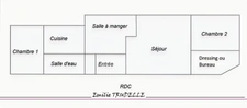 Maison à vendre T5 plain-pied SAINT CALAIS (72) 2 chambres, et jardin de 1510m²
